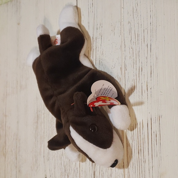 Ty Beanie Baby Bruno the Bull Terrier Vintage 1997 - Picture 5 of 6